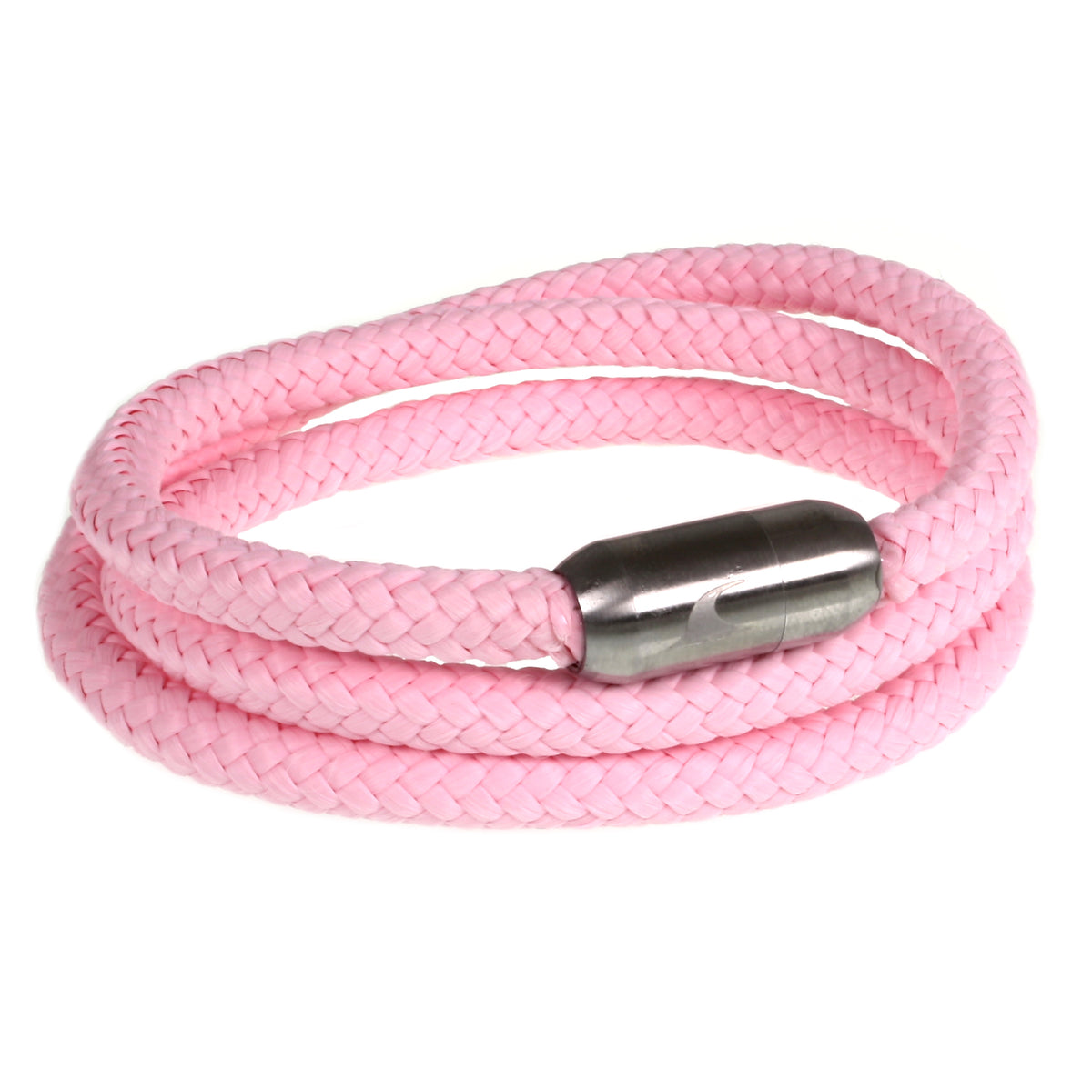 segeltauarmband-damen-rosa-silber-storm-geflochten-Edelstahlverschluss-vorn-wavepirate-shop-st