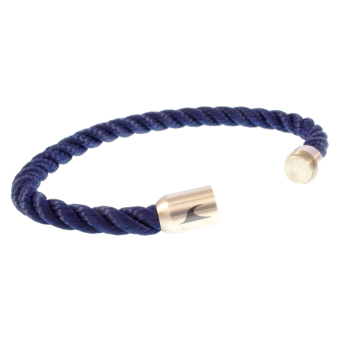 segeltauarmband-herren-damen-blau-silber-sylt-kordel-Edelstahlverschluss-offen-wavepirate-shop-k