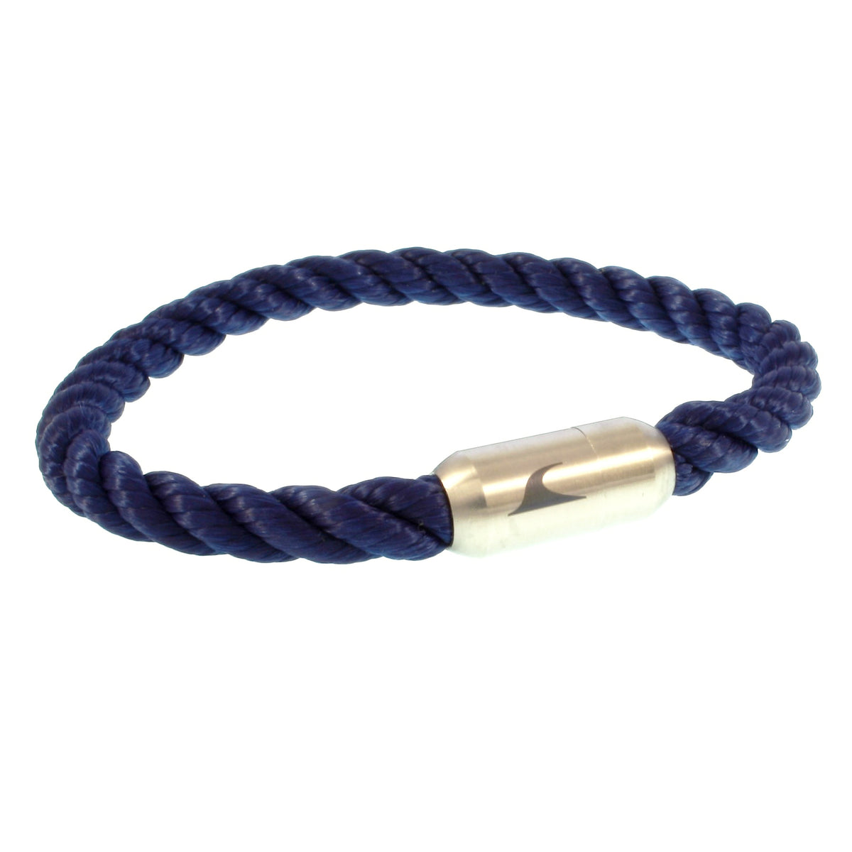segeltauarmband-herren-damen-blau-silber-sylt-kordel-Edelstahlverschluss-vorn-wavepirate-shop-k
