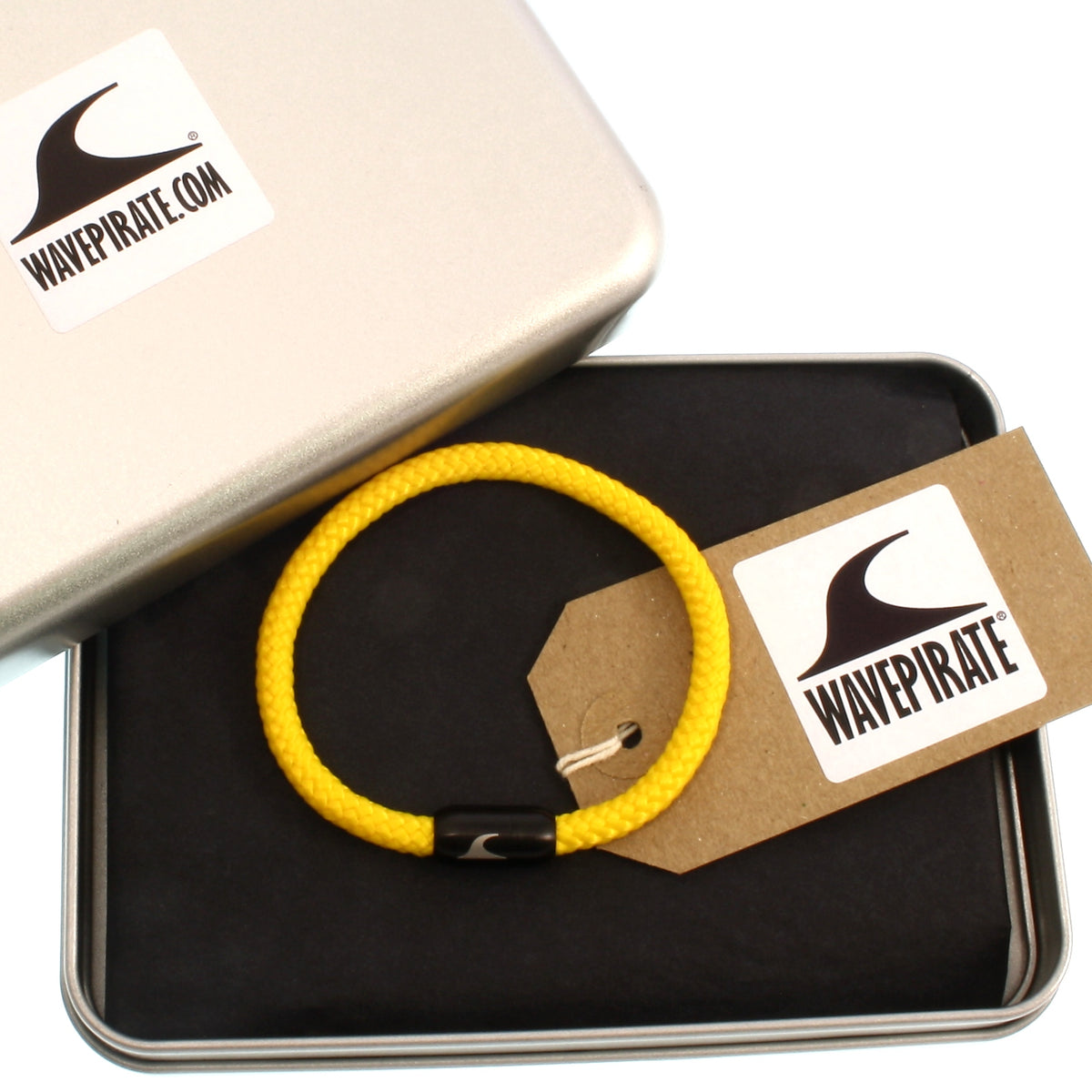 segeltauarmband-herren-damen-gelb-schwarz-sylt-geflochten-Edelstahlverschluss-geschenkverpackung-wavepirate-shop-st