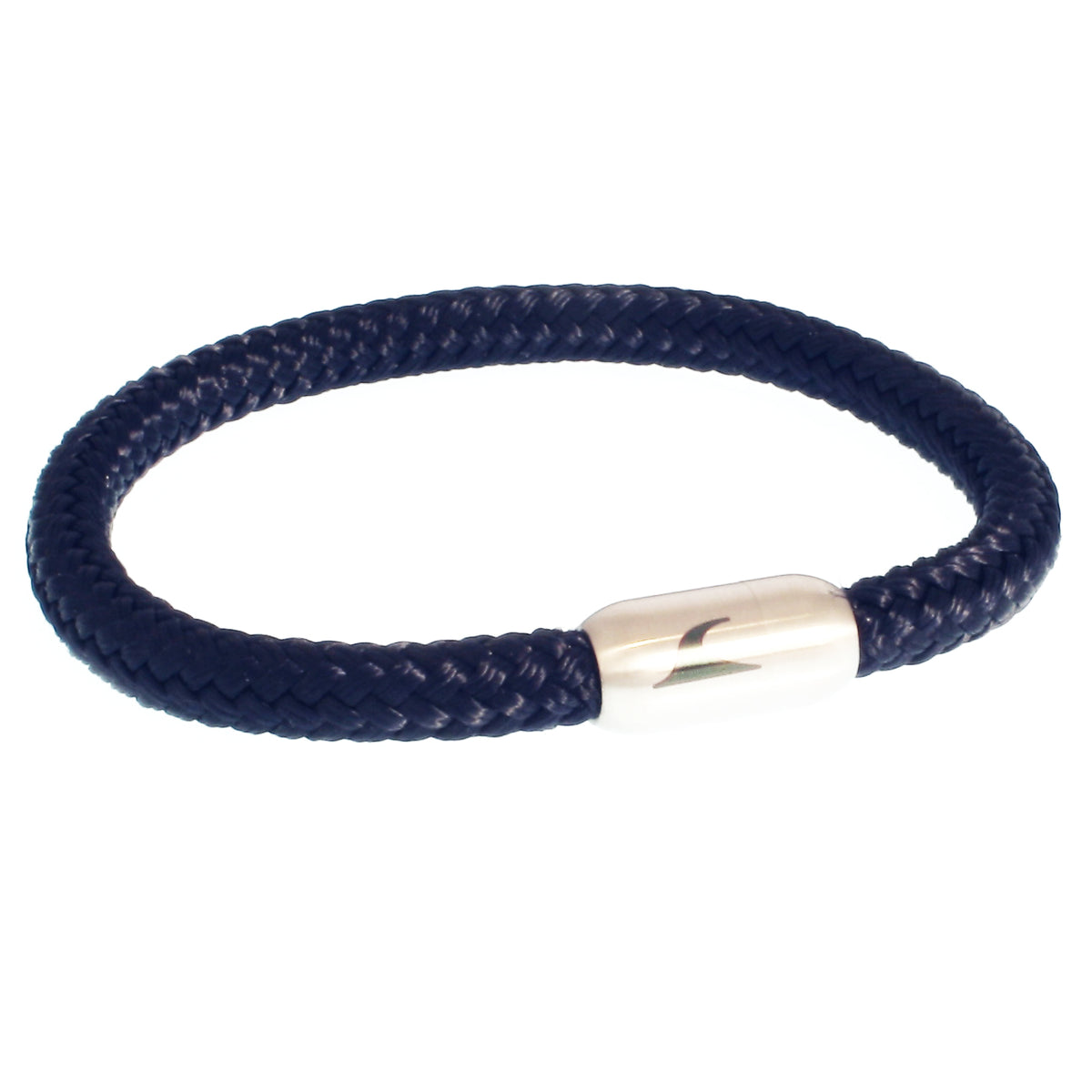 segeltauarmband-herren-damen-marine-silber-sylt-geflochten-Edelstahlverschluss-vorn-wavepirate-shop-st