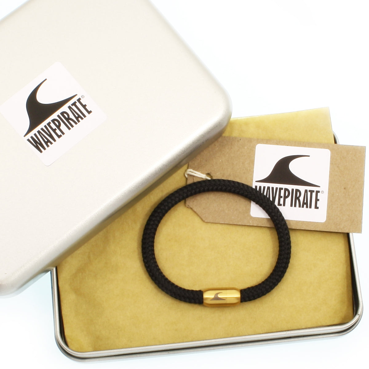 segeltauarmband-herren-damen-schwarz-gold-sylt-geflochten-Edelstahlverschluss-geschenkverpackung-wavepirate-shop-st