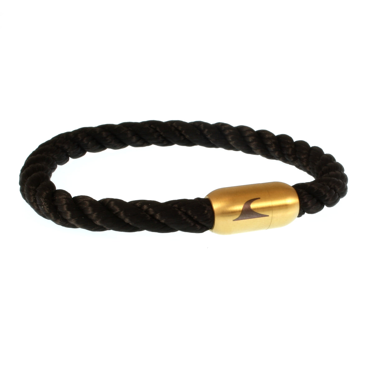 segeltauarmband-herren-damen-schwarz-gold-sylt-kordel-Edelstahlverschluss-vorn-wavepirate-shop-k