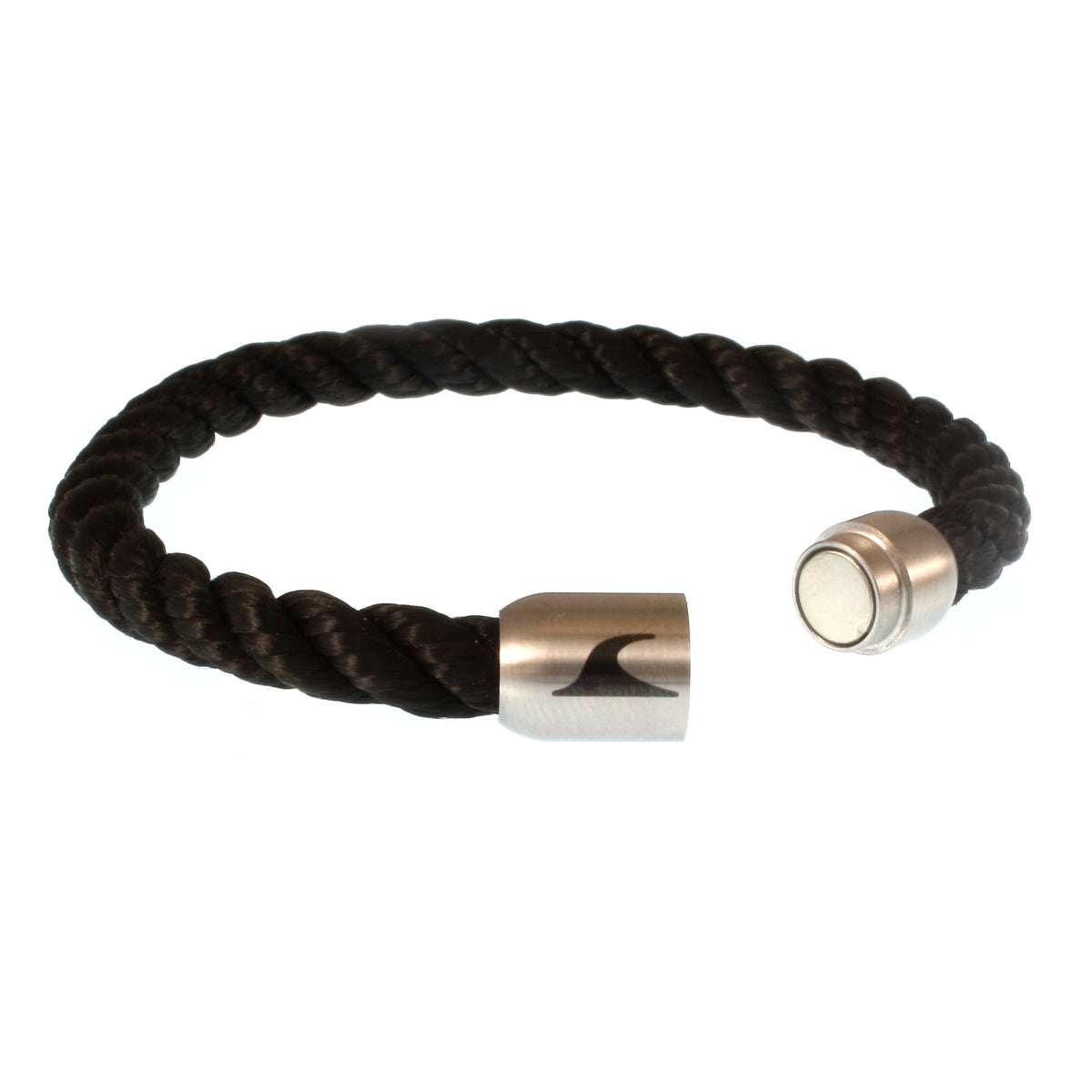 segeltauarmband-herren-damen-schwarz-silber-sylt-kordel-Edelstahlverschluss-offen-wavepirate-shop-k