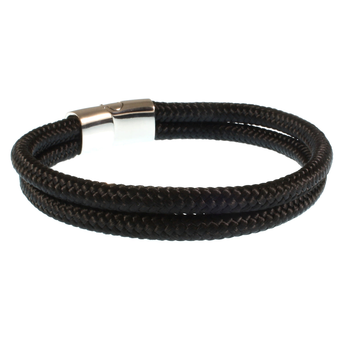 segeltauarmband-herren-damen-schwarz-swell-geflochten-Edelstahlverschluss-hinten-wavepirate-shop-st