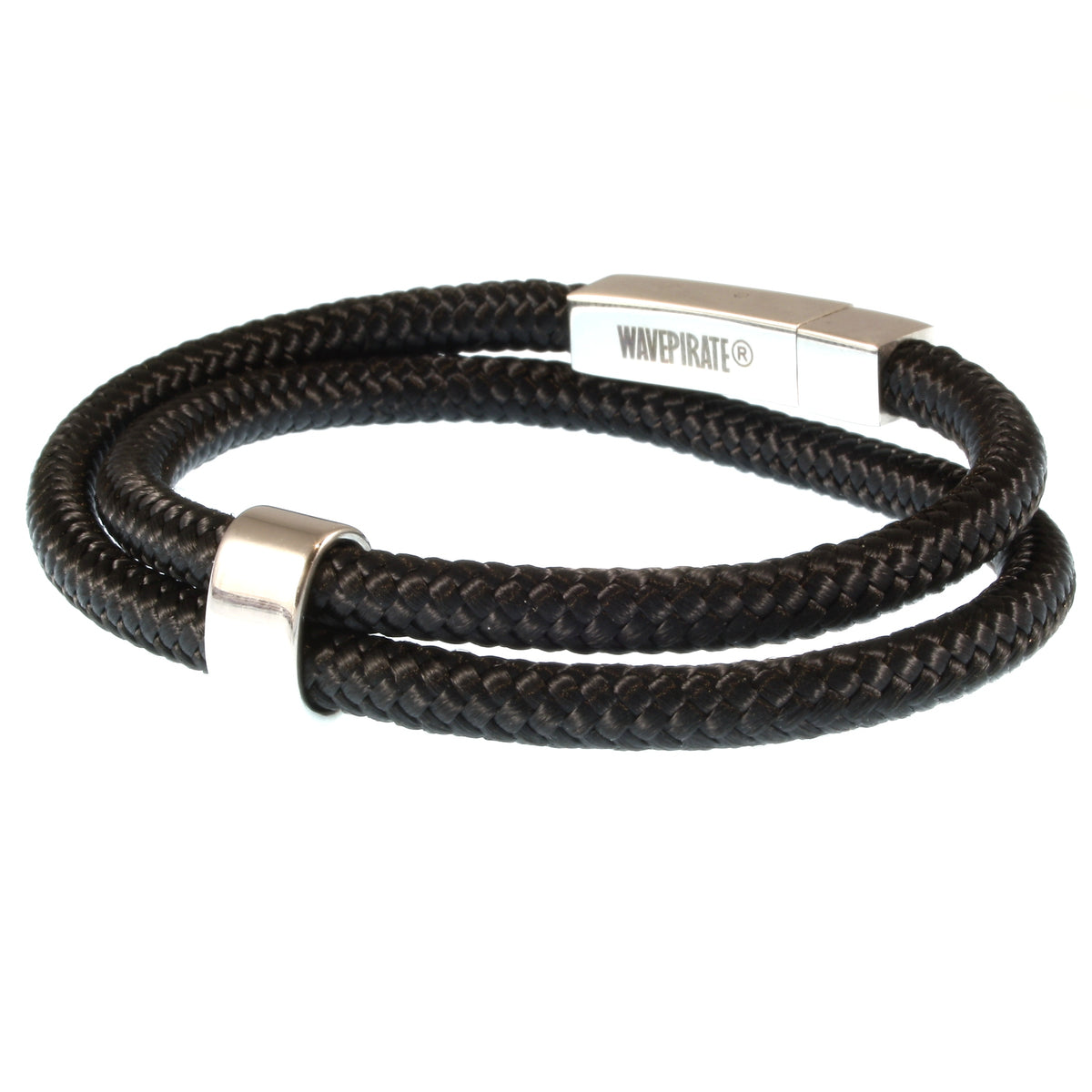segeltauarmband-herren-damen-schwarz-two-geflochten-Edelstahlverschluss-hinten-wavepirate-shop-st