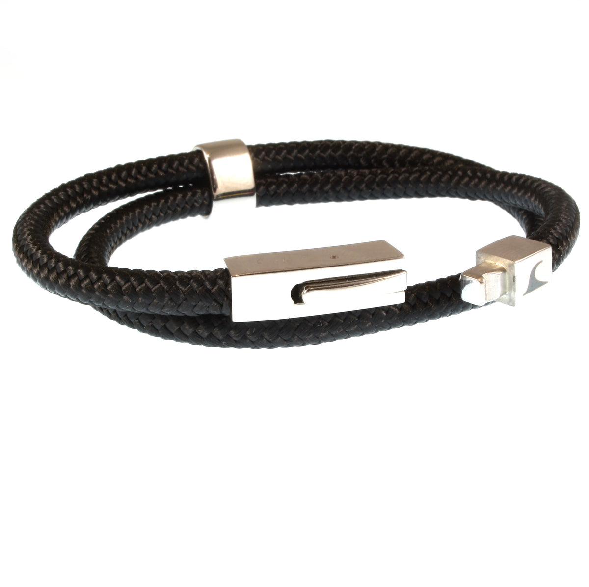 segeltauarmband-herren-damen-schwarz-two-geflochten-Edelstahlverschluss-offen-wavepirate-shop-st