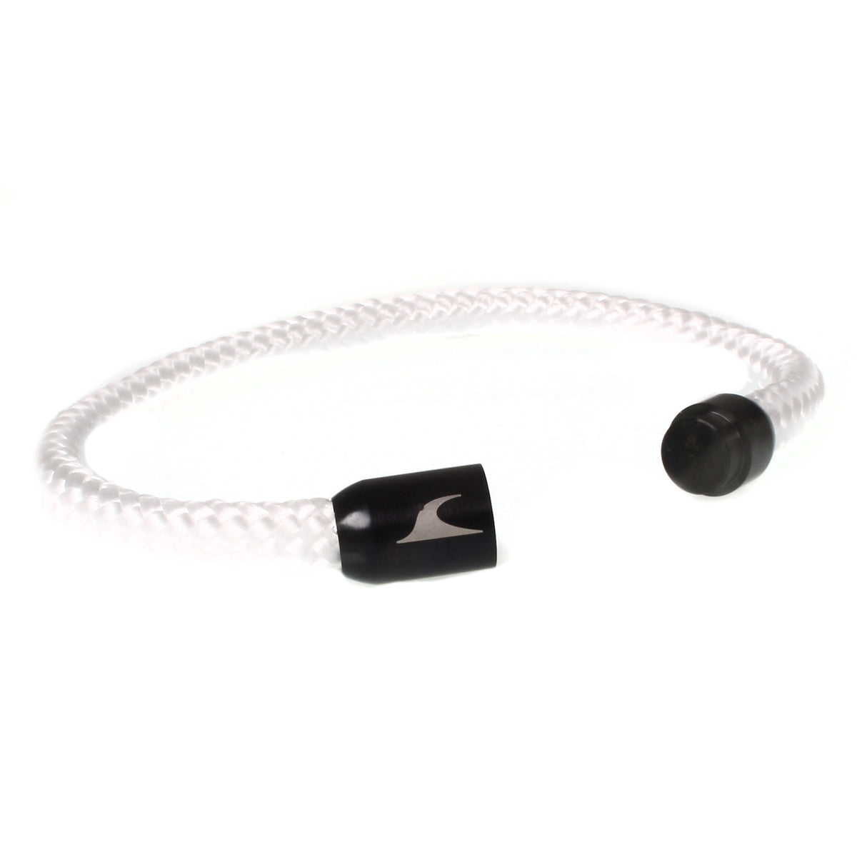 segeltauarmband-herren-damen-weiss-schwarz-sylt-geflochten-Edelstahlverschluss-offen-wavepirate-shop-st