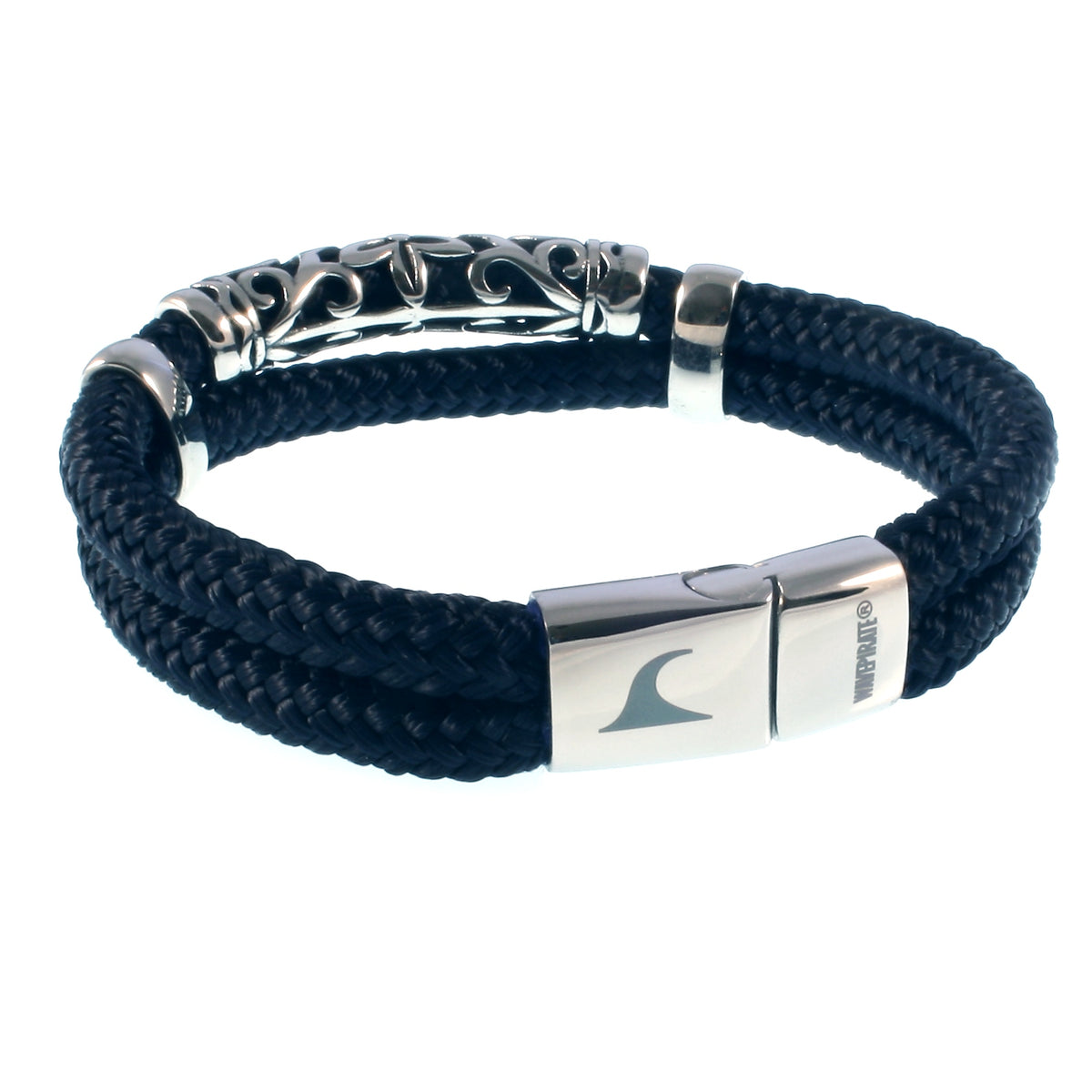 segeltauarmband-herren-marine-blau-xo-geflochten-Edelstahlverschluss-hinten-wavepirate-shop-st