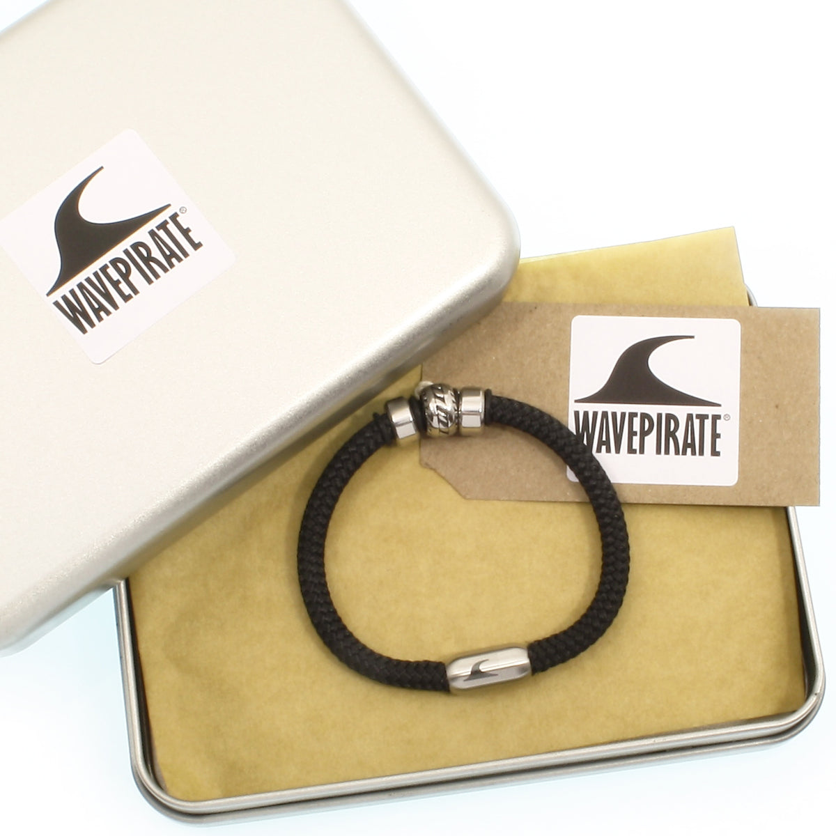 segeltauarmband-herren-schwarz-silber-steel-geflochten-Edelstahlverschluss-geschenkverpackung-wavepirate-shop-r