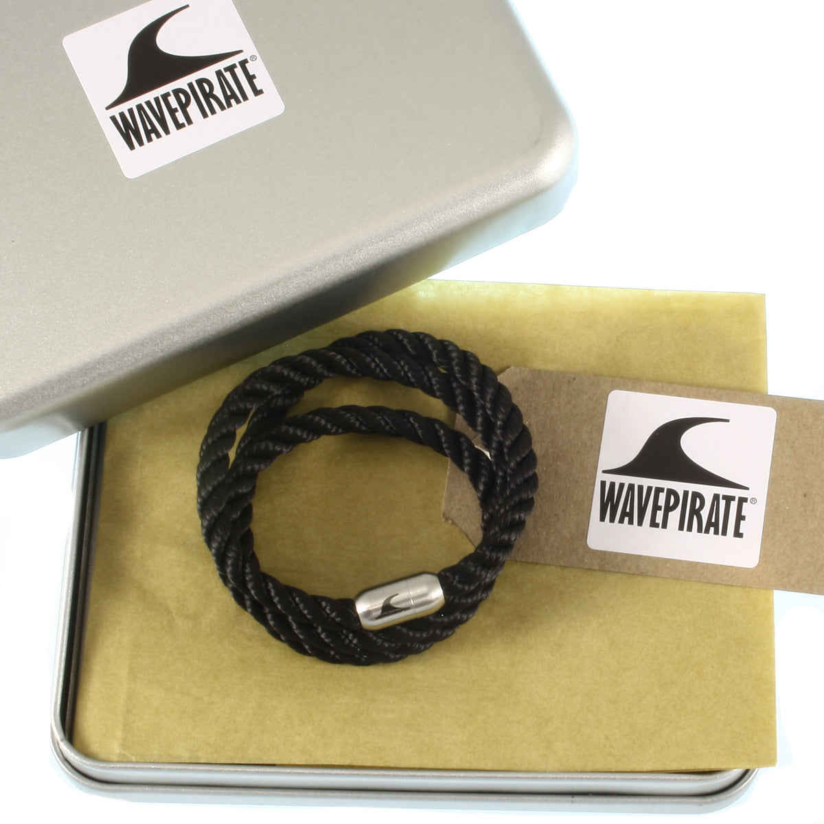 segeltauarmband-herren-schwarz-silber-storm-kordel-Edelstahlverschluss-geschenkverpackung-wavepirate-shop-k