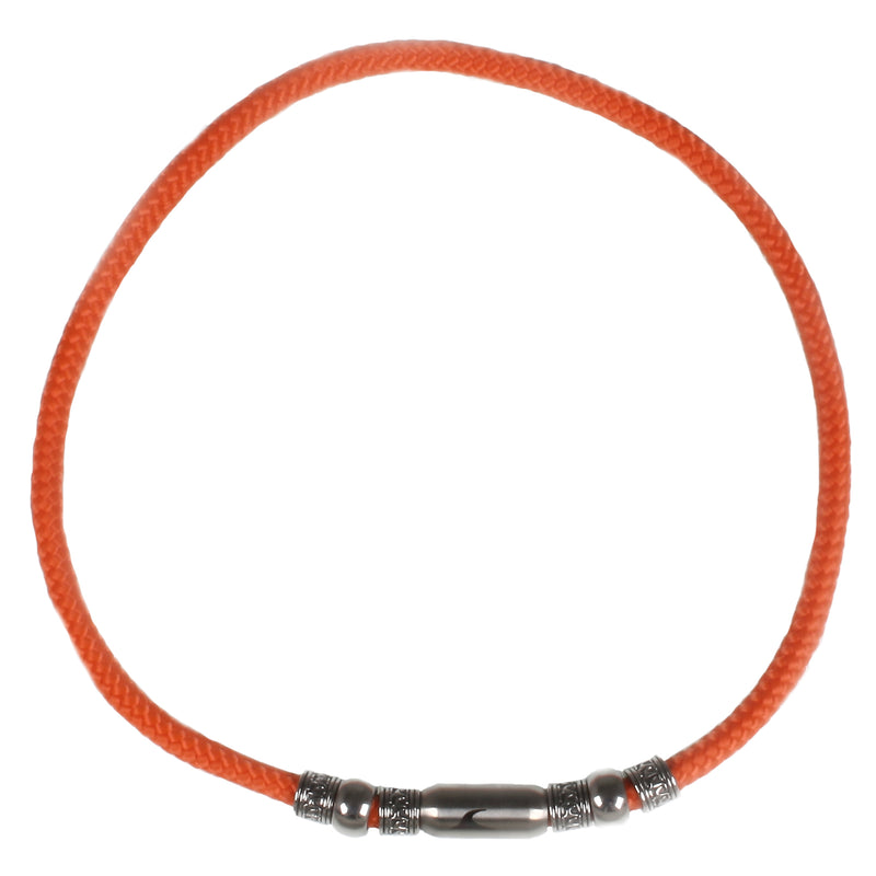segeltauhalskette-Herren-damen-atoll-orange-silber-geflochten-Edelstahlverschluss-oben-wavepirate-shop-st