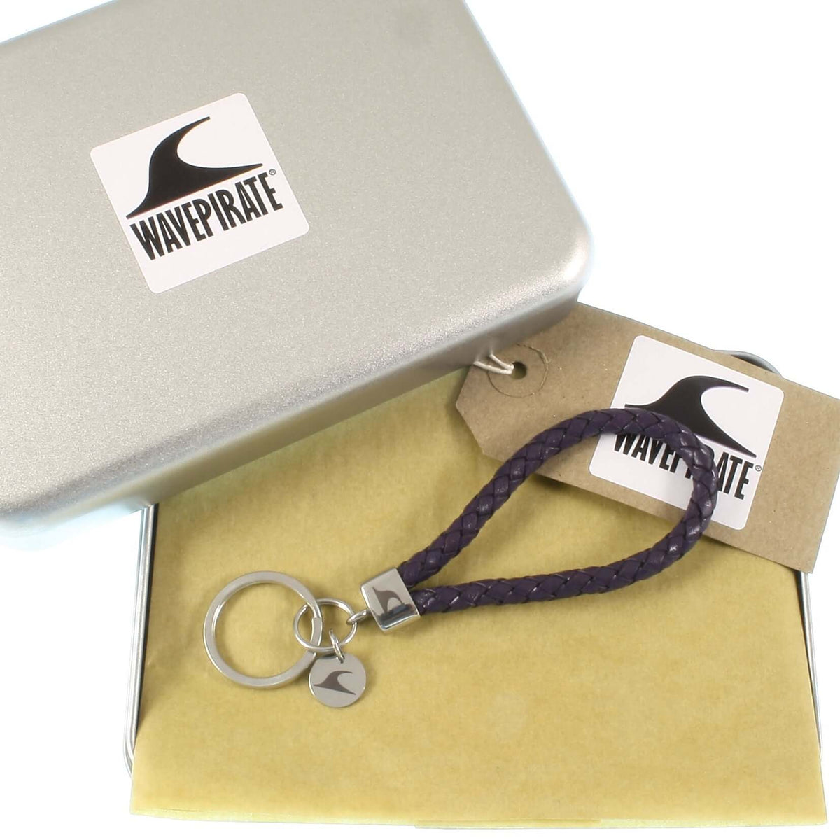 WAVEPIRATE Lederschlüsselanhänger Keychain WAVE F Ultramarine