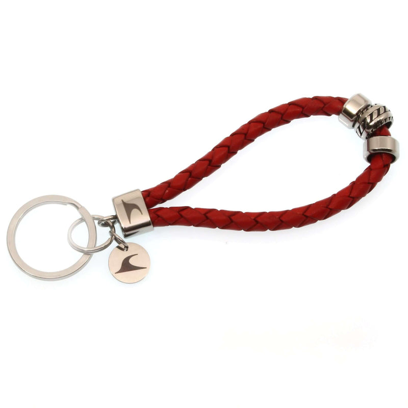 WAVEPIRATE Lederschlüsselanhänger Keychain WAVE SI F Rot