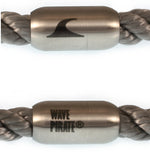 WAVEPIRATE Segeltauarmband SYLT K Grau/Silber