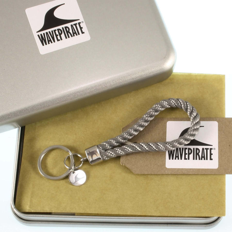 WAVEPIRATE Segeltauschlüsselanhänger WAVE K Grau