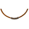 WAVEPIRATE Lederhalskette XO F Cognac mit Edelstahlmagnetverschuss