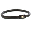 WAVEPIRATE Lederarmband SYLT R Schwarz Schwarz mit Edelstahlmagnetverschluss