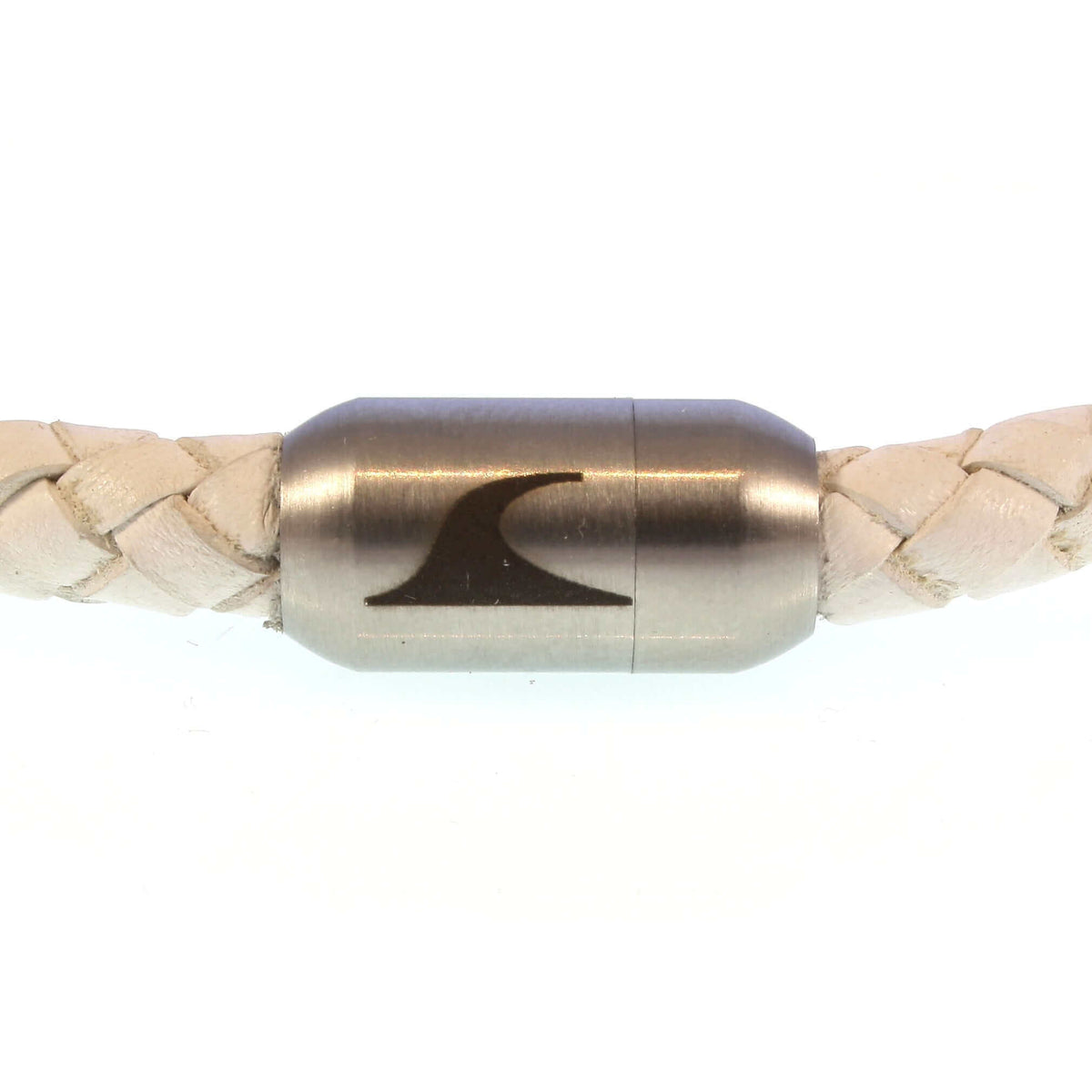 Leder-Armband-Herren-damen-hawaii-weiss-silber-geflochten-Edelstahlverschluss-detail-wavepirate-shop-f