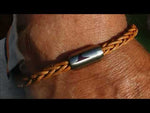WAVEPIRATE Lederhalskette ATOLL Z8 mit Edelstahlmagnetverschluss