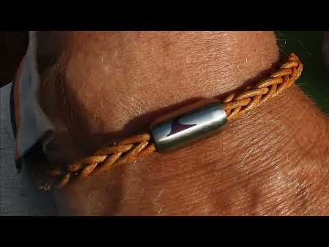 WAVEPIRATE Segeltauarmband mit Edelstahlmagnetverschluss